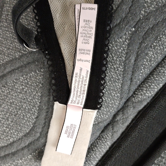 🧁GUC Victoria's Secret Dream Angels Lined Demi Underwire Bra, Pink/🖤, 34DD - Picture 9 of 10